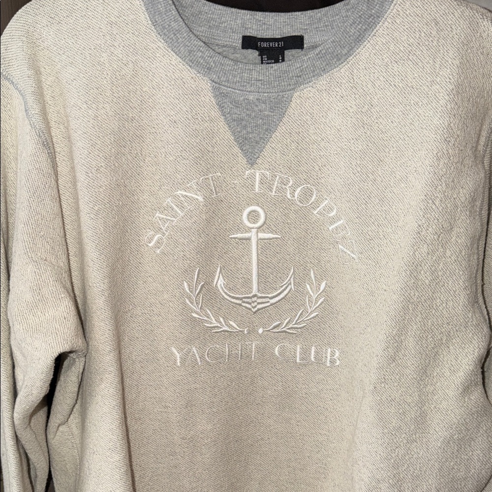 Forever 21 Cream Sweater